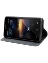 Funda wallet folio función soporte negra vodafone smart 4 turbo muvit