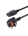 Startech.com Pxt101uk3m - Cable de Alimentación Ordenador 3 M Negro