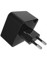Transformador usb dual 3.1a negro 2 usb 1a + 2.1a muvit