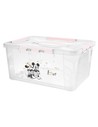 Keeeper Caja de Almacenamiento 39 X 29 X 18 Rosa Pastel - Organizador Infantil Apilable