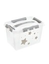 Keeeper Caja de Almacenamiento 29 X 19 X 18 Gris Nórdico - Caja Organizadora Apilable