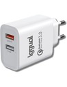 Iggual Cargador 2xusb Carga Rápida Qc3.0 30w - Cargador Universal Usb C Qualcomm Quick Charge 3.0 - 30 W Enchufe Eu