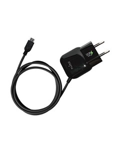 mini transformador negro 2,4 amp micro usb (con cable) puro PUMT007 kiwiku.com