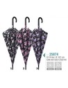 Perletti Paraguas Automatico Antiviento Rosas 61cm Surtido - Paraguas Plegable Antiviento