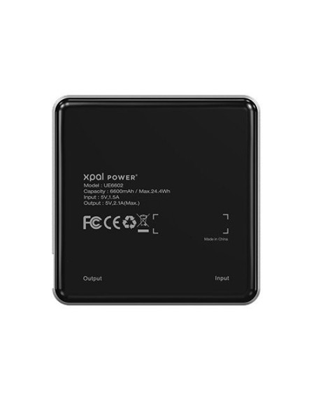 batería externa "power bank" 6600 mah con dos puertos usb energizer ENUE6602 kiwiku.com