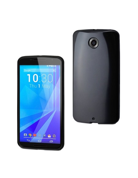 funda minigel negra motorola nexus 6 muvit MUSKI0457 kiwiku.com
