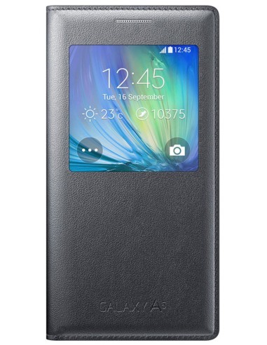funda s-view cover charcoal negra samsung galaxy a5 samsung EF-CA500BCEGWW kiwiku.com