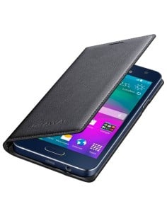 funda flip wallet charcoal negra samsung galaxy a3 samsung SAEFFA300BC kiwiku.com