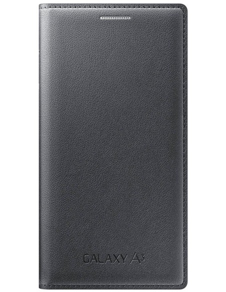 funda flip wallet charcoal negra samsung galaxy a3 samsung SAEFFA300BC kiwiku.com