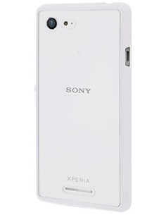 funda myframe bi-material blanca/transparente sony xperia e3 made for xperia SEBMC0036 kiwiku.com