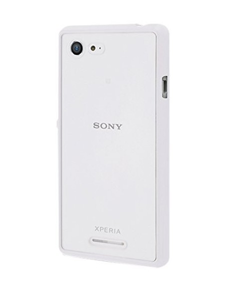 funda myframe bi-material blanca/transparente sony xperia e3 made for xperia SEBMC0036 kiwiku.com