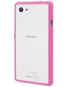 funda myframe bi-material rosa/transparente sony xperia e3 made for xperia SEBMC0037 kiwiku.com