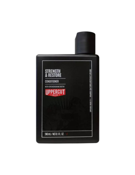 Uppercut Deluxe Strength And Restore Conditioner 240ml – Acondicionador Fortalecedor Con Biotina y Cafeína
