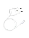 Mini transformador blanco 2,1amp apple lightning mfi puro