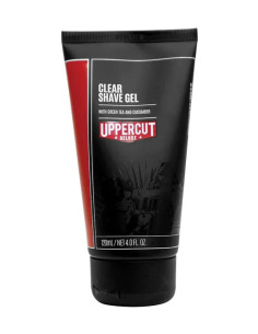 Uppercut Deluxe Clear Shave Gel 120ml – Gel de Afeitado Transparente para Un Afeitado Preciso
