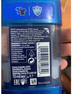 Gillette Gel Desodorante Sport Power Antitranspirante Masculino 70ml 2