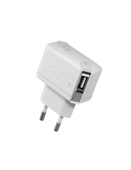 transformador usb dual 2.1a con cable lightning incluido unplug UPTC003 kiwiku.com