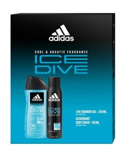 Adidas Ice Dive Desodorante 150ml + Gel de Ducha 250ml