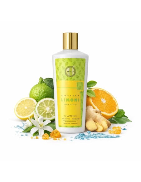 Armaf Odyssey Limoni Fresh Edition Eau de Parfum 100 Ml + Body Spray 50 Ml + Shower Gel 100 Ml + Shampoo 250 Ml Set Regalo para 