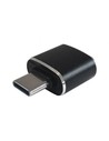 Aisens Mini Adaptador Usb 3.1 Gen2 A108-0369 - Adaptador Usb Negro - Usb-c Macho A Usb-a Hembra - Compatible Thunderbolt 3