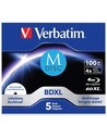 Verbatim Paquete 5 Unidades 43834 M-disc - Blu-ray Bdxl 100gb 4x Printable