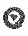 Aisens Organizador de Cables en Espiral A151-0406 - Organizador de Cables 1 M Negro