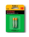 Kodak Blister 2 Pilas Recargables Ni-mh Aaa Lr3 1000 Mah