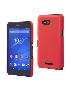 carcasa roja tacto goma sony xperia e4g made for xperia SEBKC0046 kiwiku.com