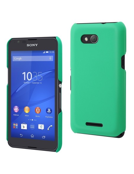 carcasa verde tacto goma sony xperia e4g made for xperia SEBKC0047 kiwiku.com