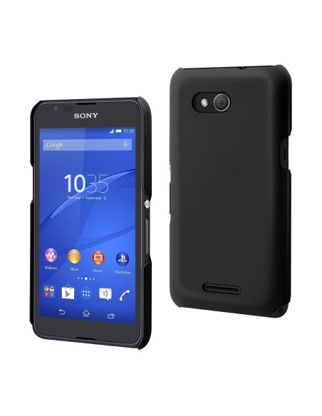 carcasa negra tacto goma sony xperia e4g made for xperia SEBKC0048 kiwiku.com