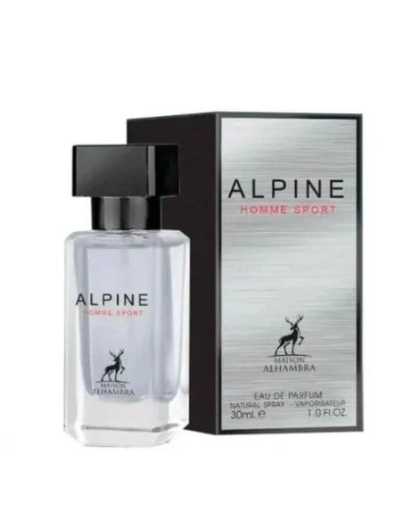 Maison Alhambra Alpine Homme Sport Eau de Parfum Spray 30 Ml Fragancia Masculina Amaderada Aromática Fresca