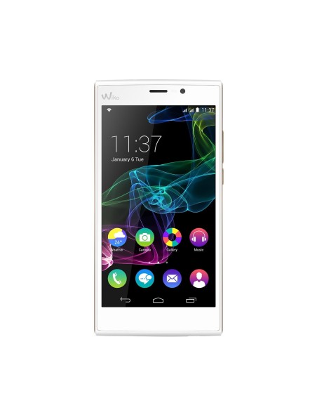 Wiko RIDGE FAB 4G 16GB 4G Oro, Color blanco - Smartphone TLWIRIDGEFAB4GW kiwiku.com
