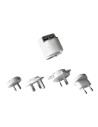 Transformador universal usb dual 3.4a (2 usb 1a + 2,4a ) y 4 adaptadores (uk, usa, eu y aus) unplug