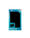 Funda wallet folio función soporte negra wiko ridge 4g