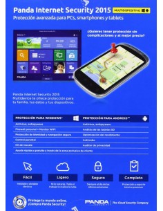 Panda Internet Security 2015 - Software De Seguridad, 6 Licencias (3 Windows, 3 Android), Renovación A12MD15MR6 kiwiku.com 2