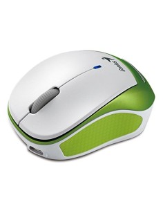 Genius Micro Traveler 9000R - Ratón Blanco y verde 31030108103 kiwiku.com