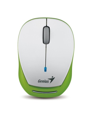 Genius Micro Traveler 9000R - Ratón Blanco y verde 31030108103 kiwiku.com