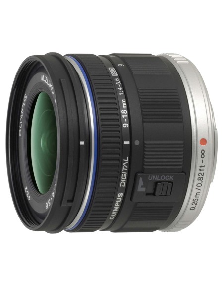 Olympus EZ-M918 black - Objetivo para Micro Cuatro Tercios (distancia focal 9-18mm, apertura f/4) N3850192 kiwiku.com