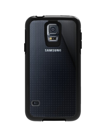 OtterBox My Symmetry - Funda para Samsung Galaxy S5, transparente y negro cristal 77-51343 kiwiku.com