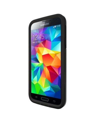 OtterBox My Symmetry - Funda para Samsung Galaxy S5, transparente y negro cristal 77-51343 kiwiku.com