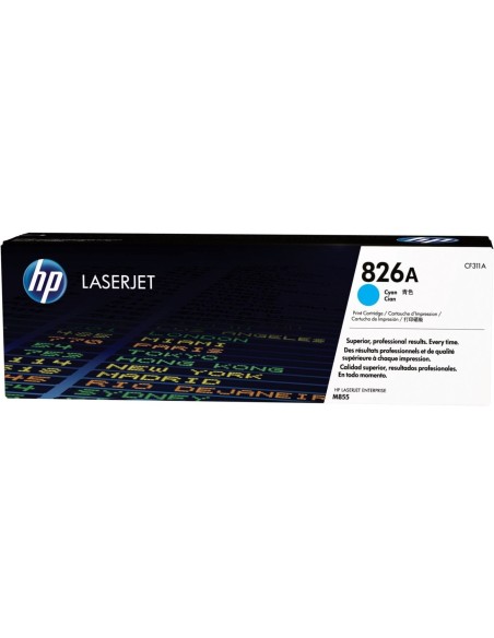Hp cf311ac - tóner para impresoras láser (31500 páginas, laser, hp) 826a cian CF311AC kiwiku.com