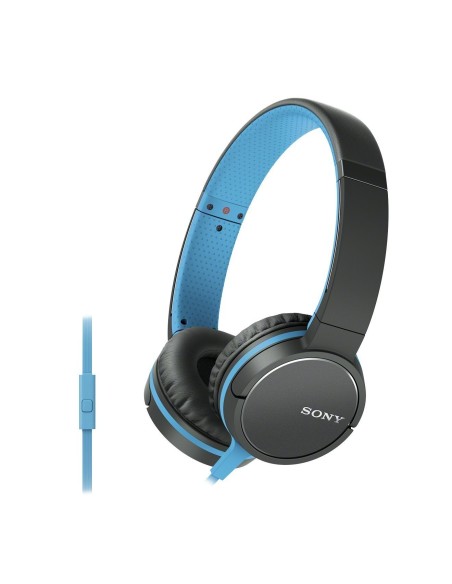 Sony MDR-ZX660AP - Auriculares supraurales de diadema con micrófono, control remoto integrado azul MDRZX660APL.CE7 kiwiku.com