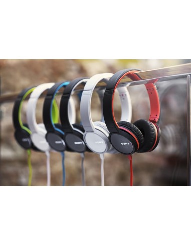 Sony MDR-ZX660AP - Auriculares supraurales de diadema con micrófono, control remoto integrado azul MDRZX660APL.CE7 kiwiku.com