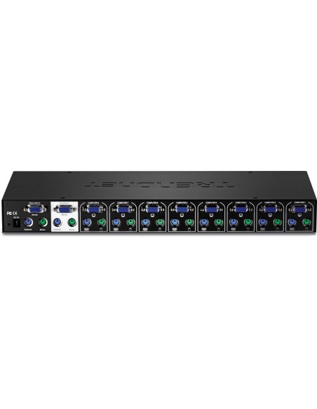Conmutador KVM TRENDnet TK-802R - 8 Ordenador(es) - 1 Usuarios locales - 1920 x 1440 - 18 x Puerto TK-802R kiwiku.com
