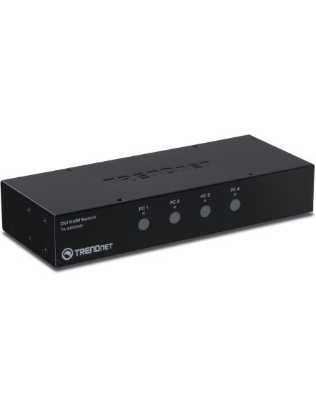 TRENDnet TK-422DVK - Kit de switch KVM DVI de cuatro puertos TK-422DVK kiwiku.com