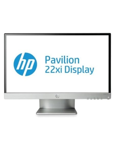 HP Pavilion 22xi - Monitor de 21.5" 1080 con tecnología IPS, color plata C4D30AA#ABB kiwiku.com