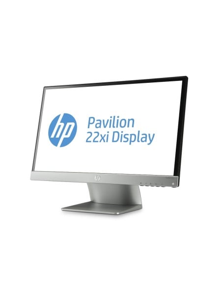 HP Pavilion 22xi - Monitor de 21.5" 1080 con tecnología IPS, color plata C4D30AA#ABB kiwiku.com