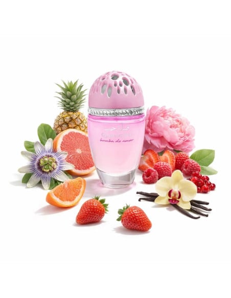 LE CHAMEAU Qunbulat Hub Bomba De Amor Eau de Parfum 100 ml Unisex Fragancia Frutal Floral Amaderada