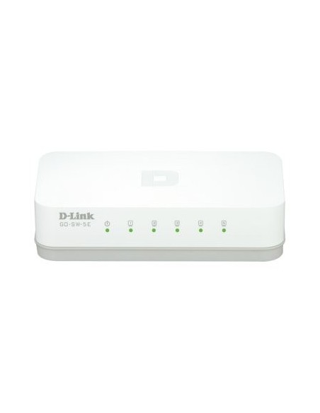 Dlinkgo 5-Port Fast Ethernet Easy Desktop Switch GO-SW-5E - Conmutador - 5 x 10/100 - sobremesa GO-SW-5E kiwiku.com