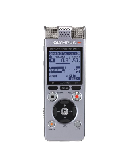 Olympus DM-650 - Grabadora Voz Digital (4GB, incluye funda, correa y auriculares) N2289921 kiwiku.com